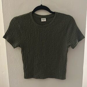 Abercrombie & Fitch Olive Short Sleeve Tee